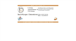 Desktop Screenshot of beschriftungen-schiess.com
